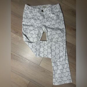 cabi Nautical Rope Print Cropped Jeans - Size 4 - style 761 EUC